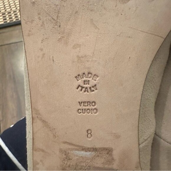 Butter Shoes Made in Italy Tan Ballerina Pointed Flats Balletcore Size 8 - Picture 11 of 12